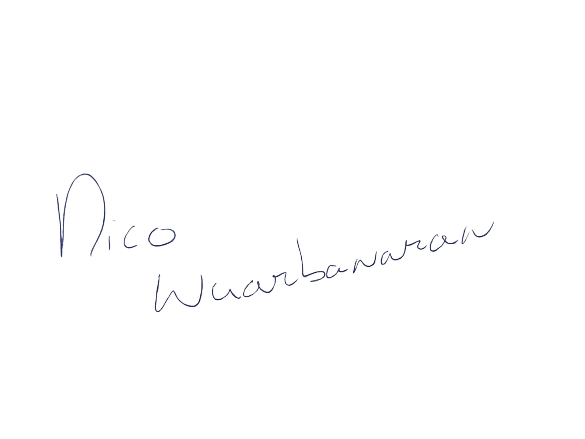 Naam Nico Wuarbanaran